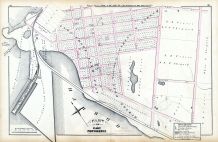Plate W, Providence 1875 Vol 1 Wards 1 - 2 - 3  East Providence